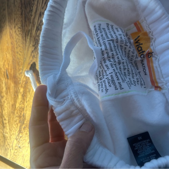 Aviator Nation White Logo Sweatpants XS - Picture 12 of 12